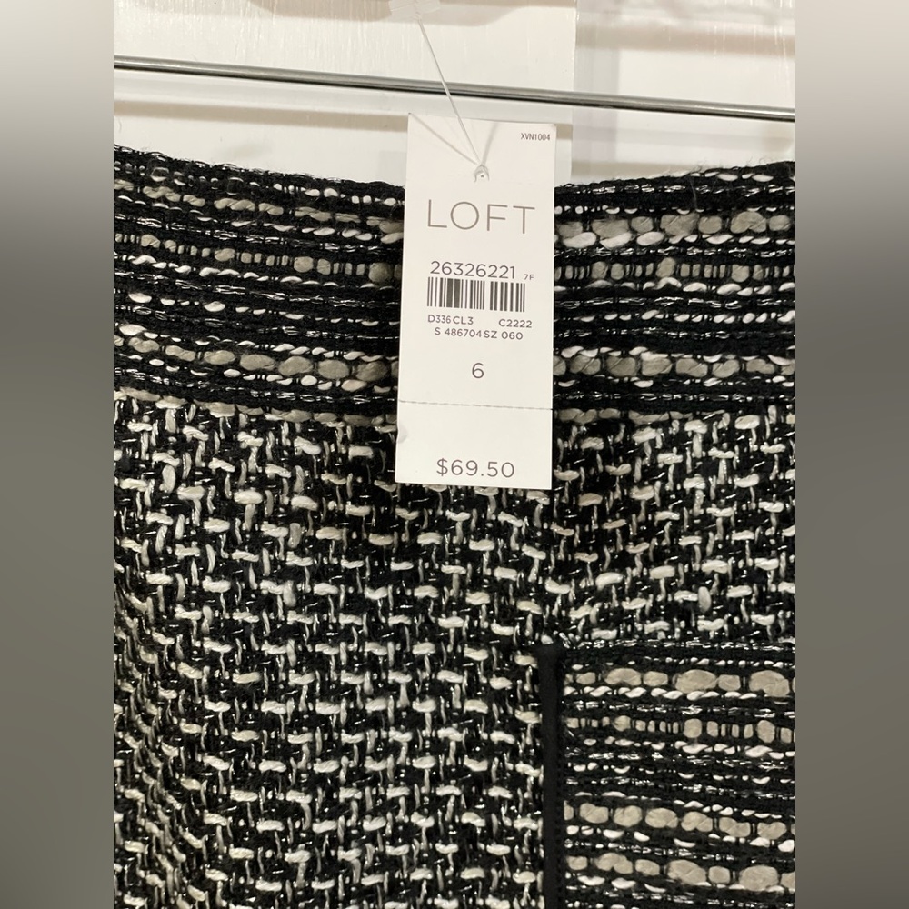 Loft Shimmer Textured Skirt